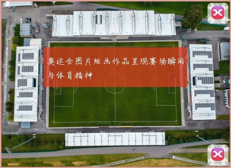 奥运会图片绘画作品呈现赛场瞬间与体育精神
